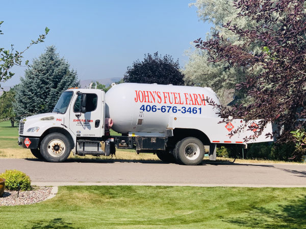 John's Fuel Farm truck in Polson